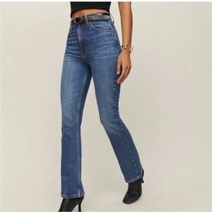 Reformation NWT Denim Peyton High Rise Bootcut Jeans Medium Wash Size 31